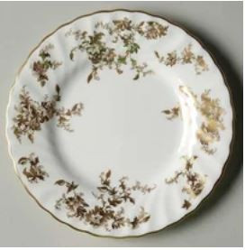 Ancestial Gold Bread and Butter Plate