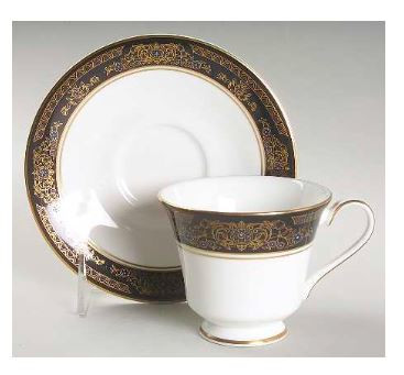 Albany Black Cup and Saucer