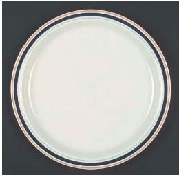 Blue Line Dinner Plate