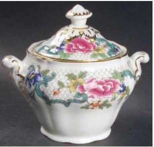 Floradora Gold Sugar and Lid