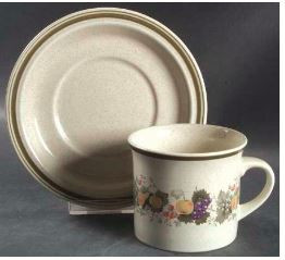 Harvest Garland Cup and Saucer