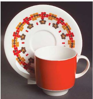 Kaleidoscope Cup and Saucer