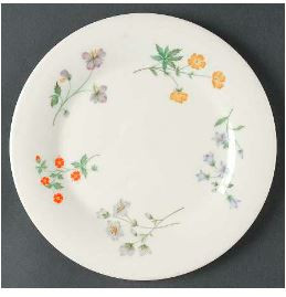 Springtime Round Salad Plate