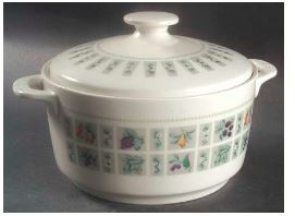 Tapestry Covered Vegetable