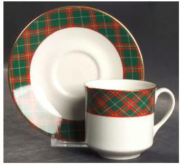 Tartan Cup and Saucer