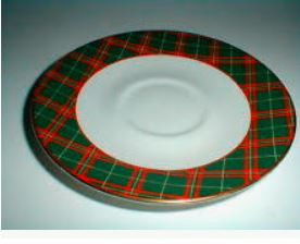 Tartan Saucer Only