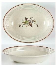 Wild Cherry Oval Vegetable or Serving Bowl