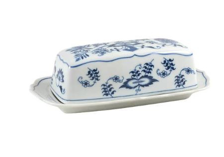 Blue Danube Covered Butter and Lid