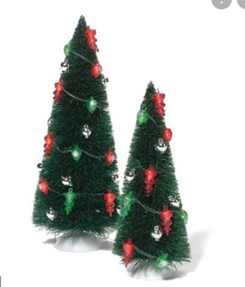 Lighted Ornament Trees  Retired Department 56