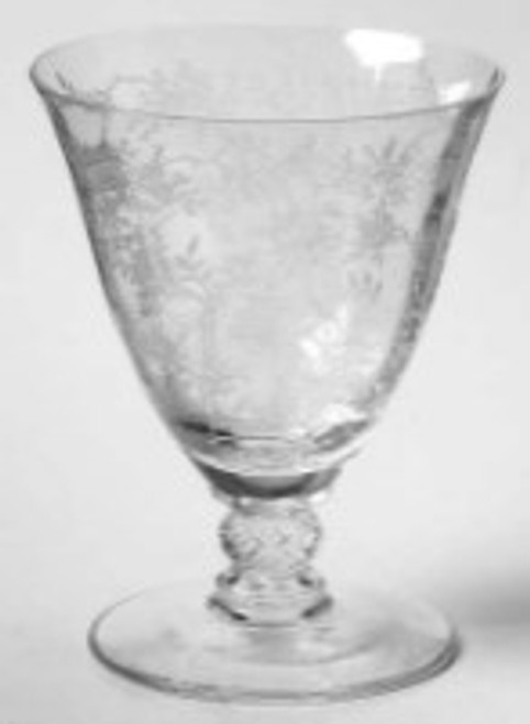 Chintz Fostoria Oyster Cocktai