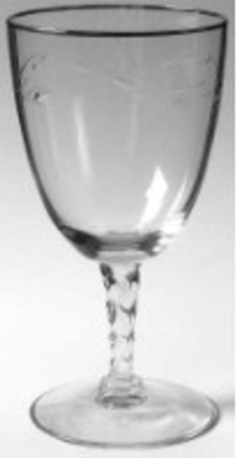 Coronet Fostoria Water Goblet