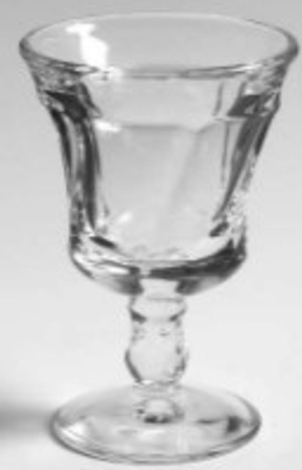 Jamestown Clear Fostoria Wine