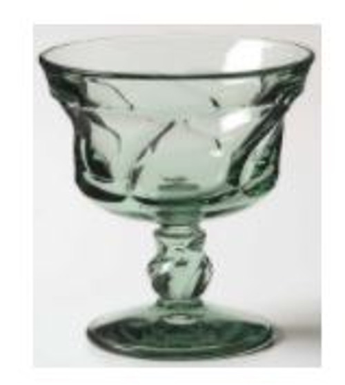 Jamestown Green Fostoria Sherb