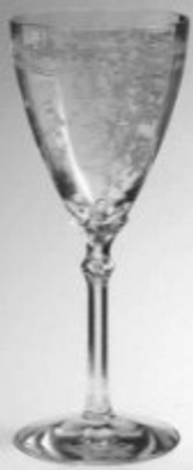 June Clear Fostoria Water Goblet