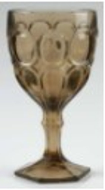 Moonstone Brown Fostoria Water Goblet