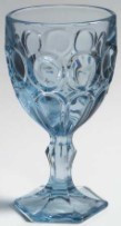 Moonstone Light Blue Wine Goblet
