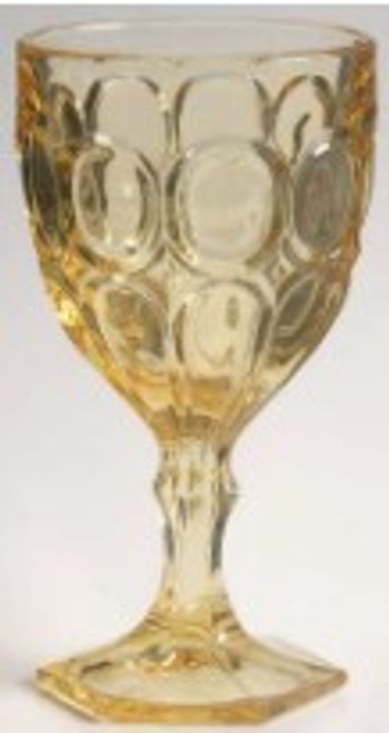 Moonstone Yellow Fostoria Water Goblet
