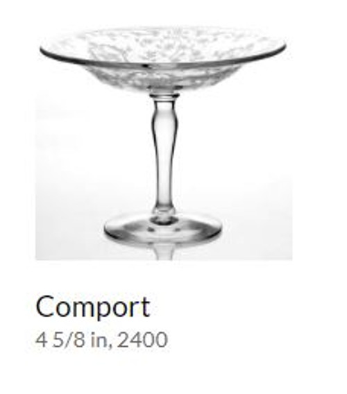 Navarre Clear Fostoria Small C