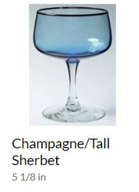 Something Blue Fostoria Sherbet