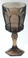 Virginia Brown Water Goblet