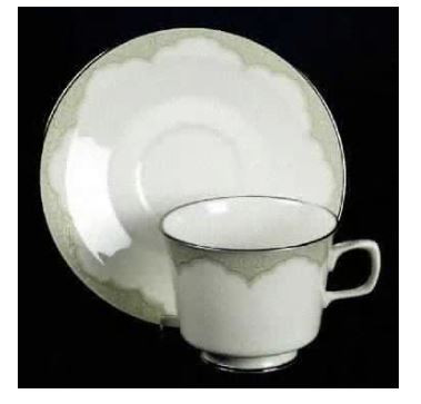 Castile Cup and Saucer