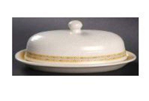 Hacienda Gold Franciscan Covered Butter Dish