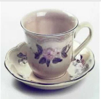 Rosette Cup and Saucer