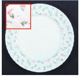 Forget Me Not Dinner Plate