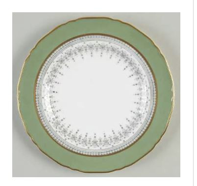 Regency Sage Bread and Butter Plate