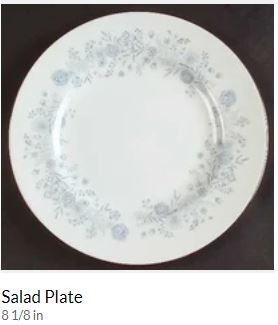 Belle Fleur Round Salad Plate