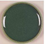Calm Dark Green Round Salad Plate