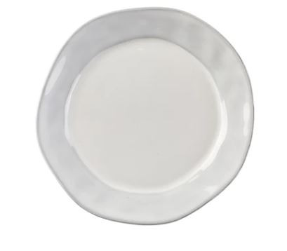 Azores Greige Round Salad Plate
