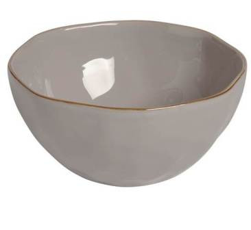 Cantaria Greige Round Soup Cereal Bowl