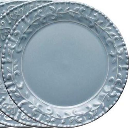 Historia Blue Cashmere Skyros  Salad Plate  Each  1372Bc