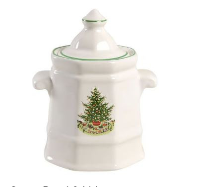 Christmas Heritage Sugar and Lid