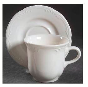 Filigree Cup and Saucer