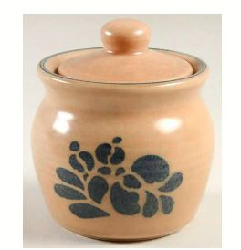 Folk Art Sugar and Lid