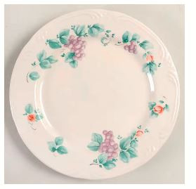 Grapevine Round Salad Plate