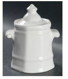 Heritage White Sugar and Lid