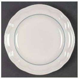 Poetry Round Salad Plate
