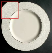 Brocade Dinner Plate