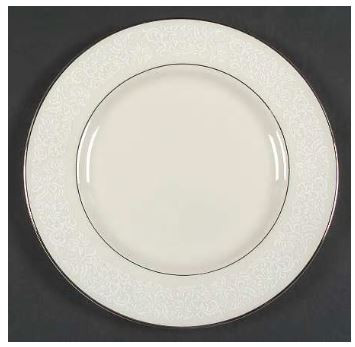 Brocade Round Salad Plate