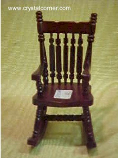 Rocking Chair/Mahogany  Aztec Dollhouse Furniture