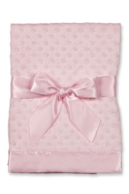 Dottie Snuggle Blanket Pink   Bearington Collection