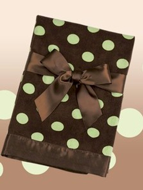 Polka Dot Snuggler Blanket Kiw