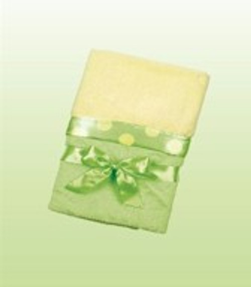 Silky Soft Security Blanket Lime Bearington Baby