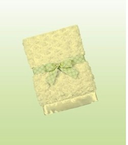 Swirly Blankie Lime Bearingto - Swirly Blankie Lime  Bearington Baby