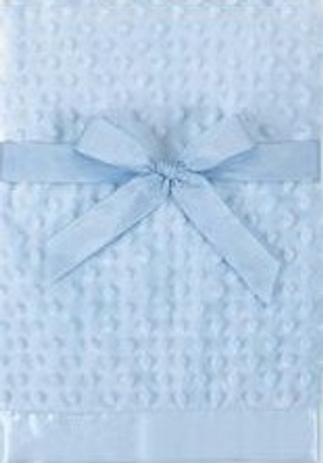 Dottie Snuggle Blanket Blue   Bearington Collection