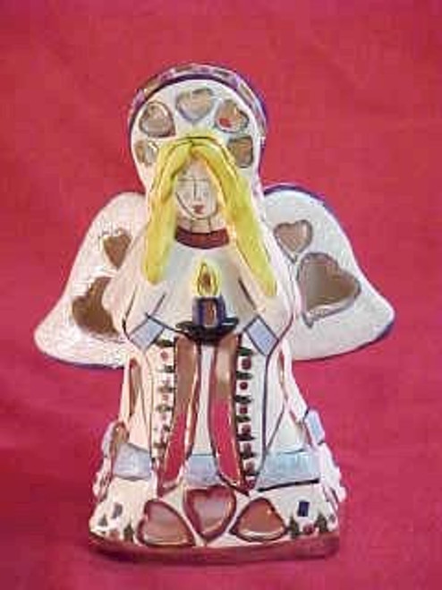 Angel Tealight Holder Heather