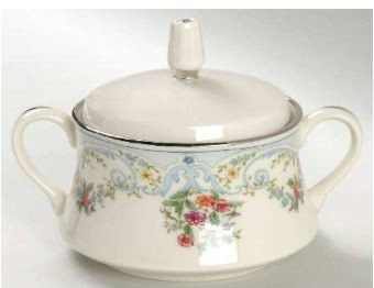 Fleur De France Sugar and Lid